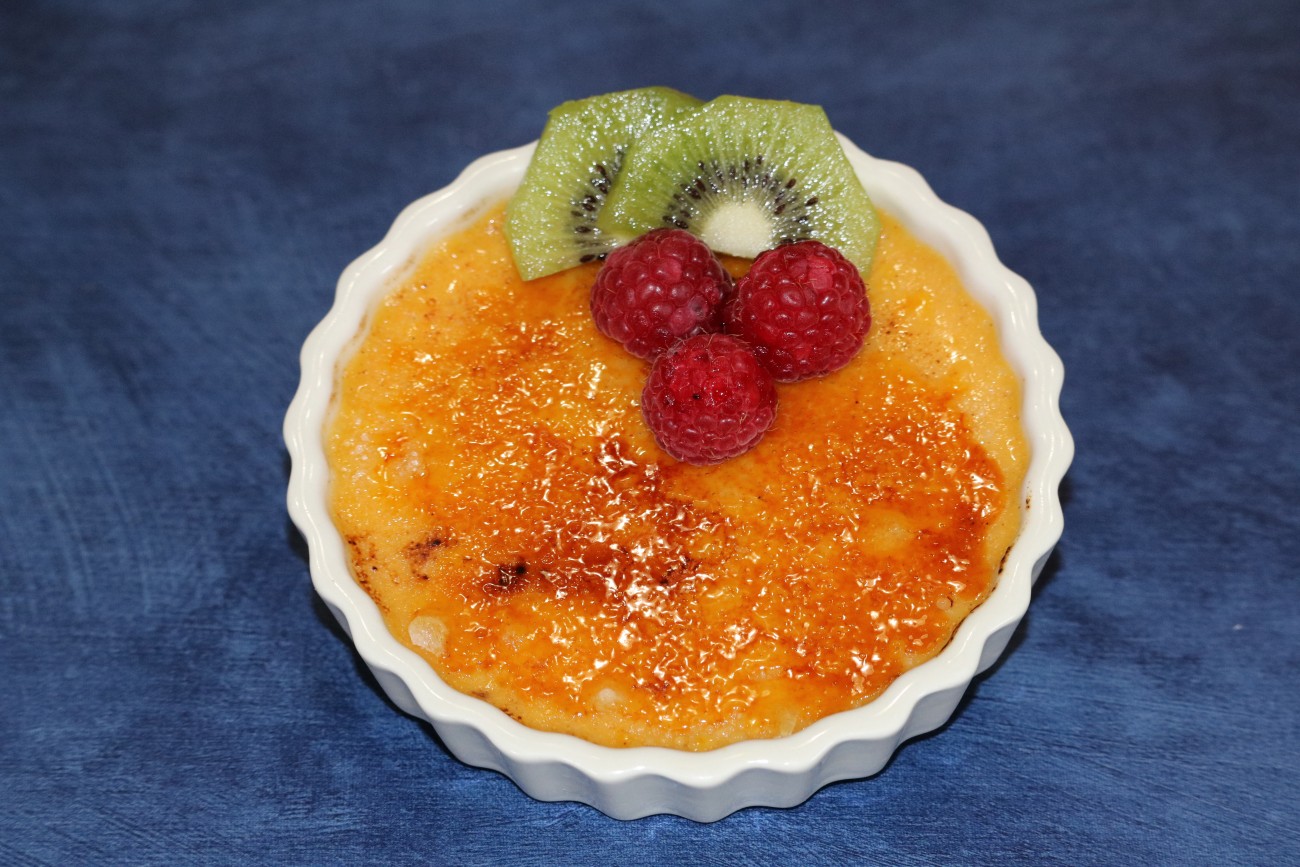 Crème brulee de batata mameya