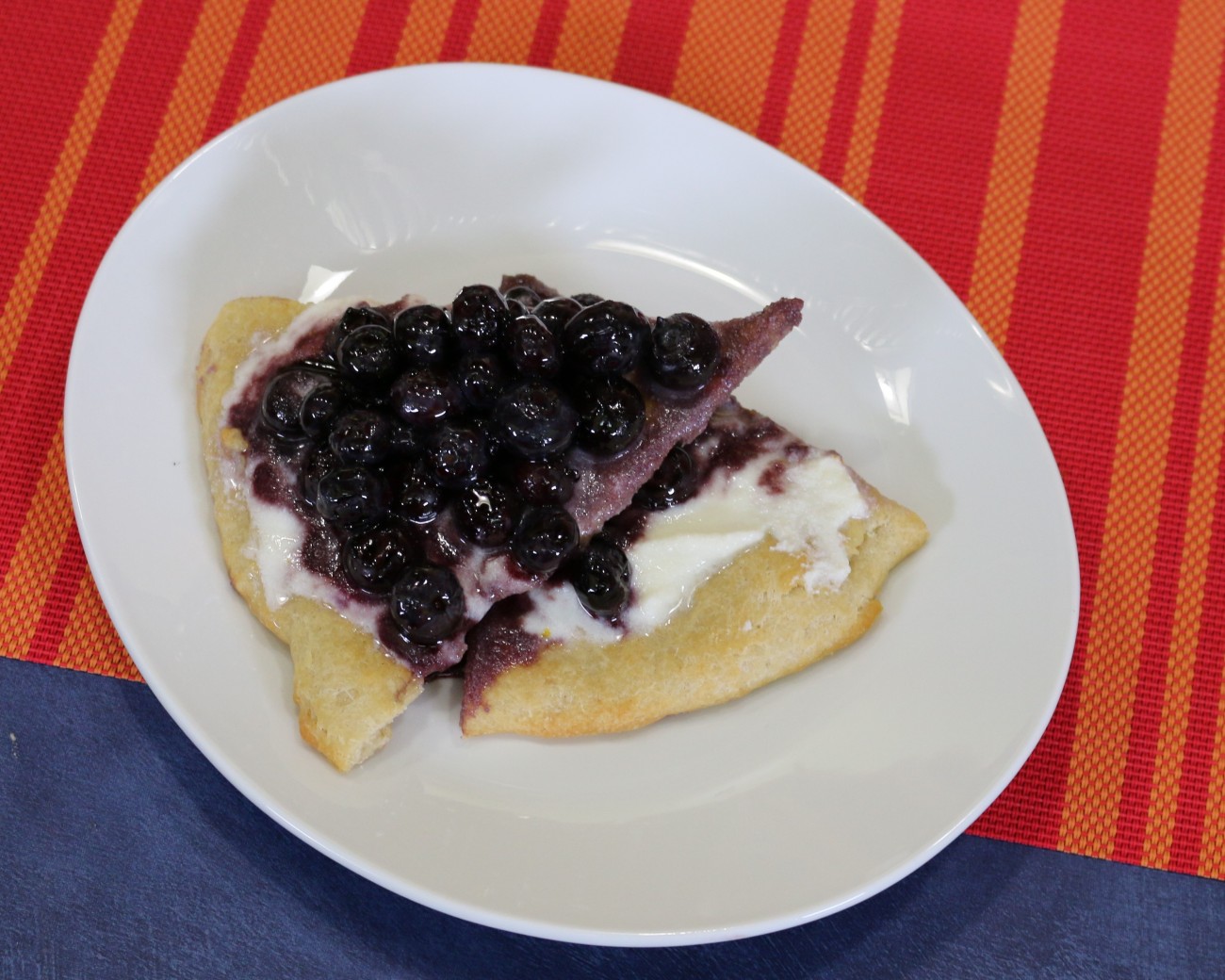 Pizza de Blackberry y Ricotta